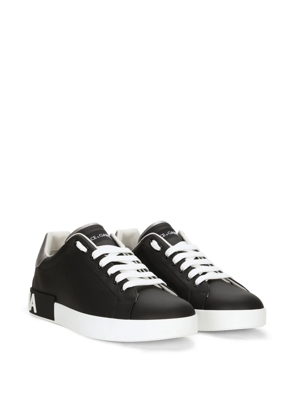 Dolce & Gabbana Portofino Sneaker Black Silver