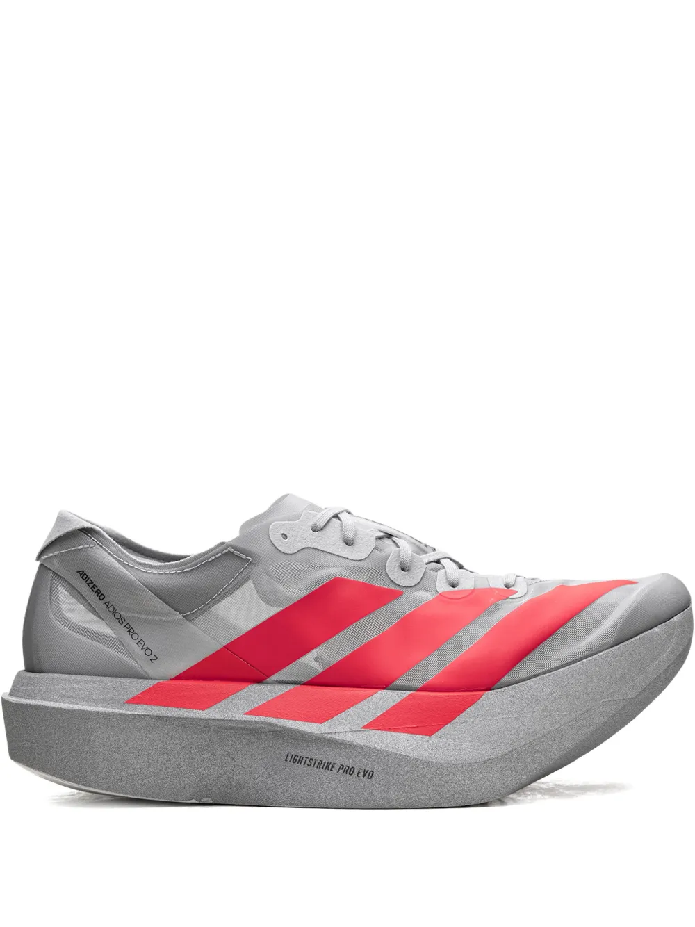 adidas Adizero Adios Pro Evo 2 Silver Metallic Lucid Red